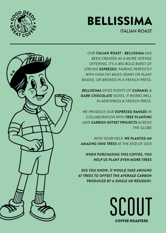 Bellissima - Italian Roast | Dark Chocolate • Rum • Raisin