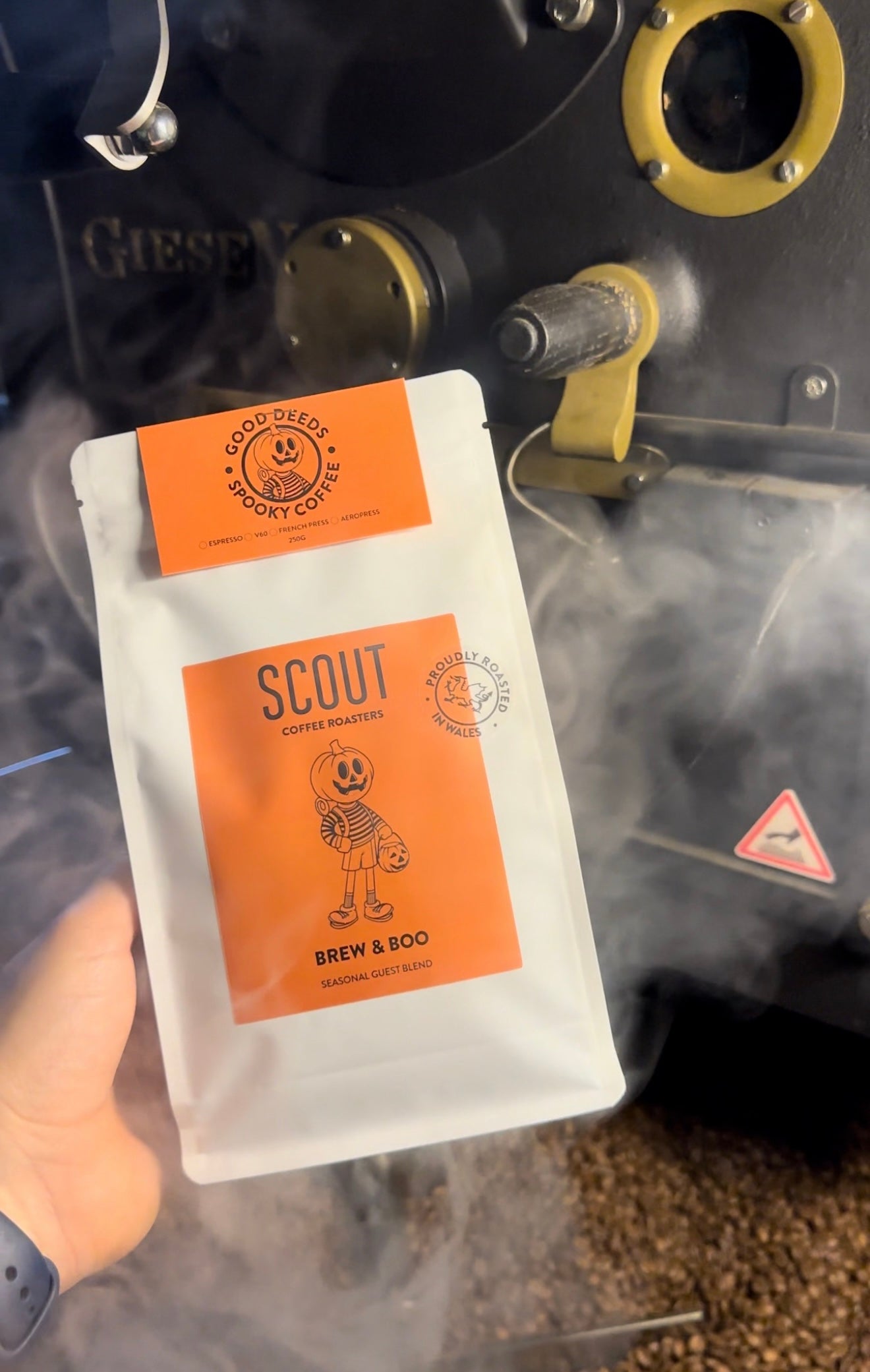 BREW & BOO SEASONAL GUEST BLEND | Toffee Apple ⢠Chocolate Hazelnuts ⢠GlacÊ Cherries ⢠Amaretto