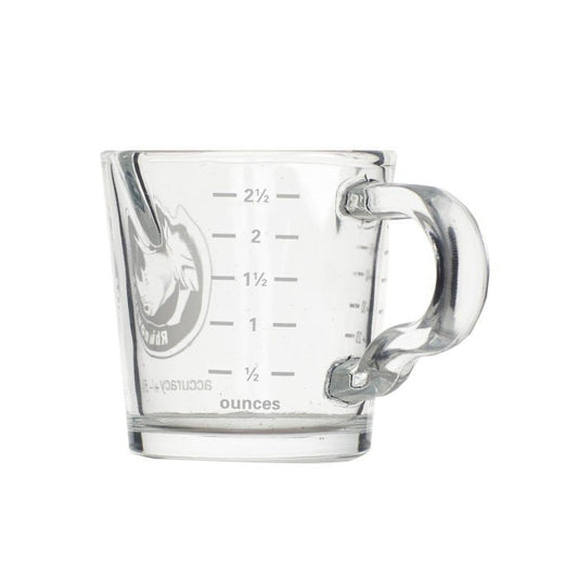 RHINO SHOT GLASS 2.4OZ/70ML WITH SPOUT AND HANDLE