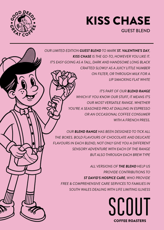 Kiss Chase Espresso Blend | Cacao • Almond • Strawberry • Maple