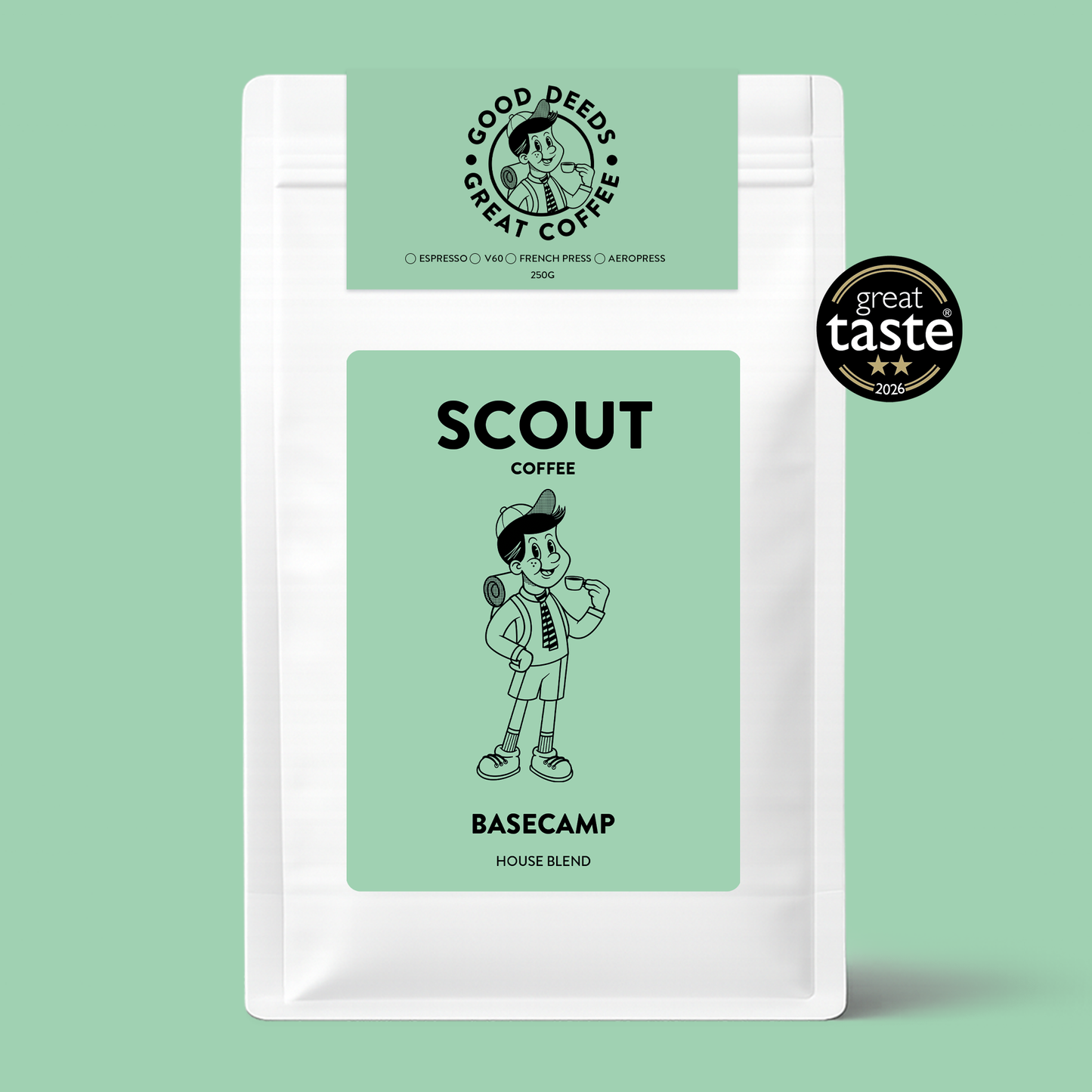 Basecamp Espresso | House Blend • Dark Chocolate • Almond • Mandarin