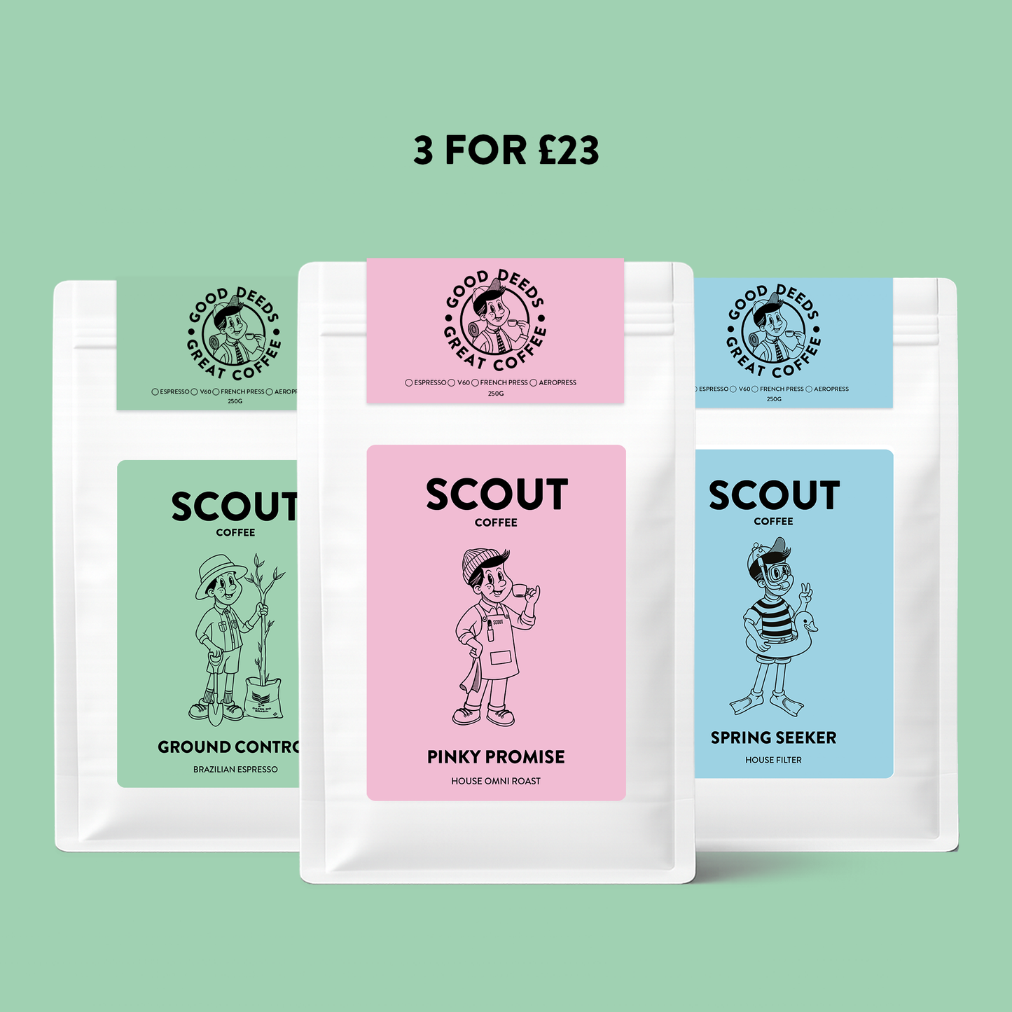 3 for £23 Wholebean Bundle