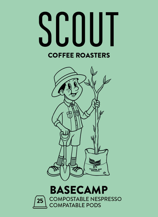 Basecamp - House Espresso Pods x 25 | Dark Chocolate • Caramel • Almond
