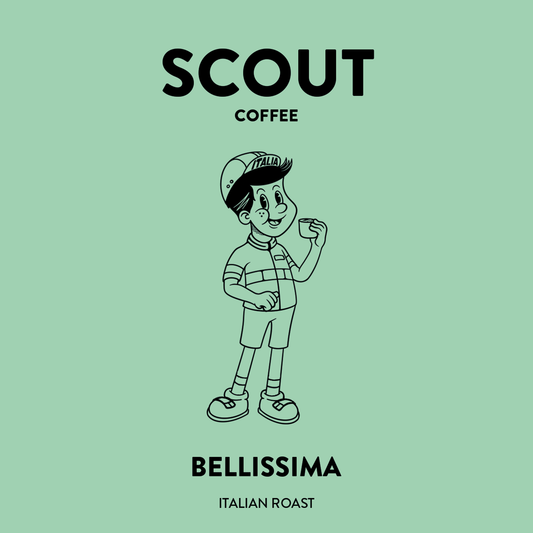 Bellissima Espresso | Italian Roast • Dark Chocolate • Rum • Raisin