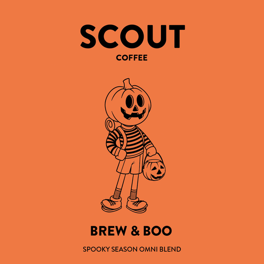 Brew and Boo limited-edition Halloween coffee blend by Scout Coffee
