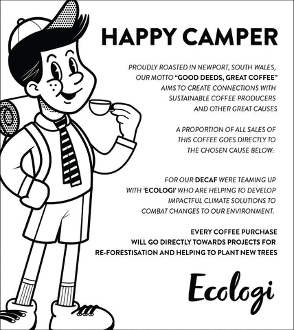 Happy Camper - House Decaf | Chocolate • Caramel • Citrus