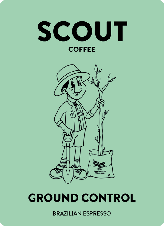 Ground Control Espresso | Single Origin  Brazil • Dark Chocolate • Smooth Caramel • Almond