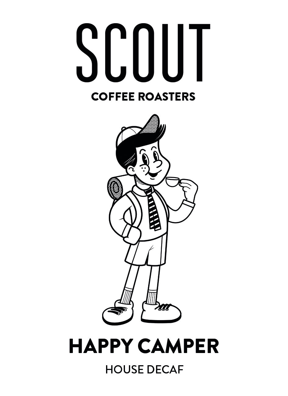 Happy Camper - House Decaf | Chocolate • Caramel • Citrus