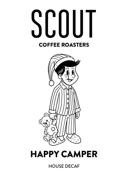 Happy Camper - House Decaf | Chocolate • Brown Sugar • Citrus