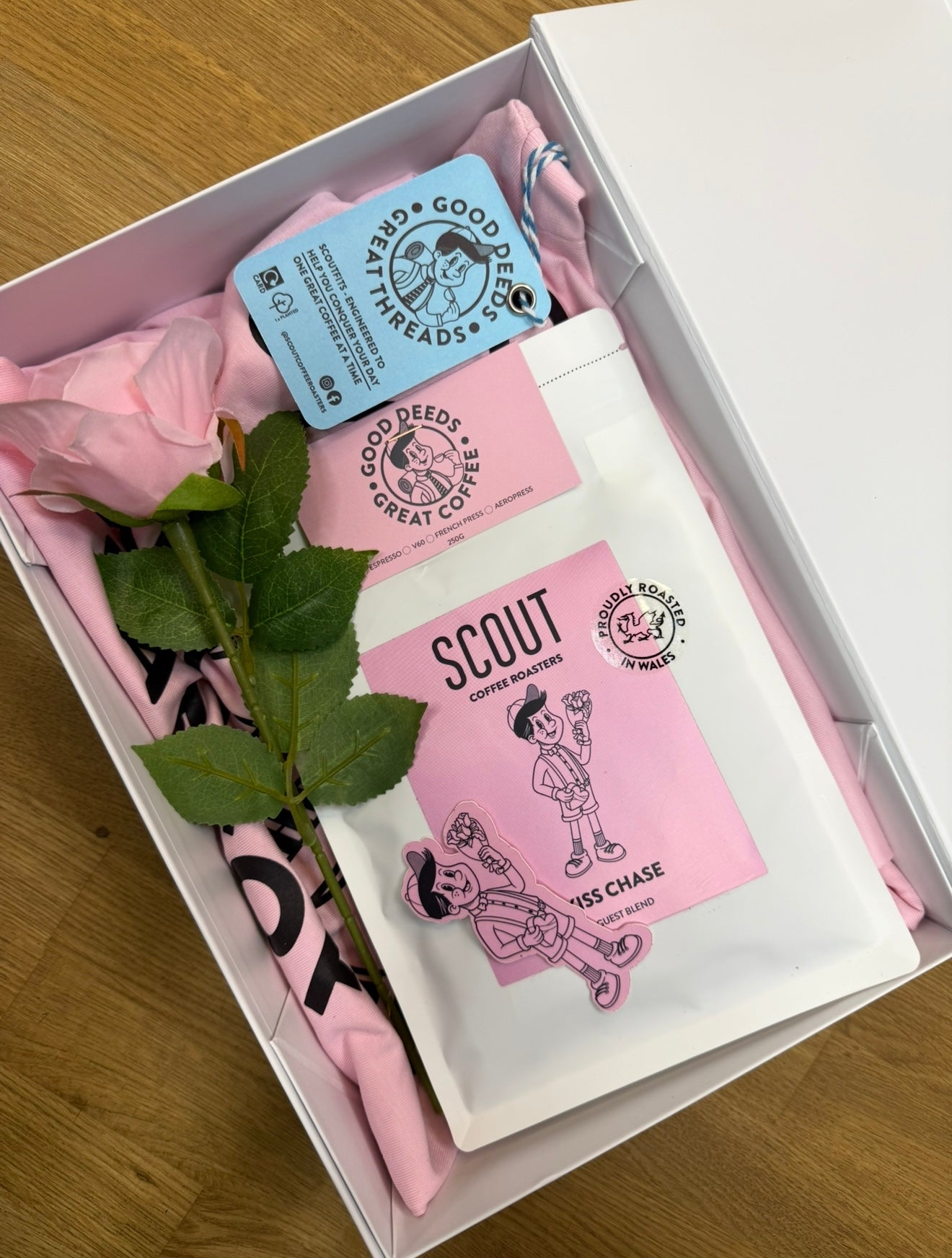 Kiss Chase Gift Set Limited Edition Coffee & Merch Bundle