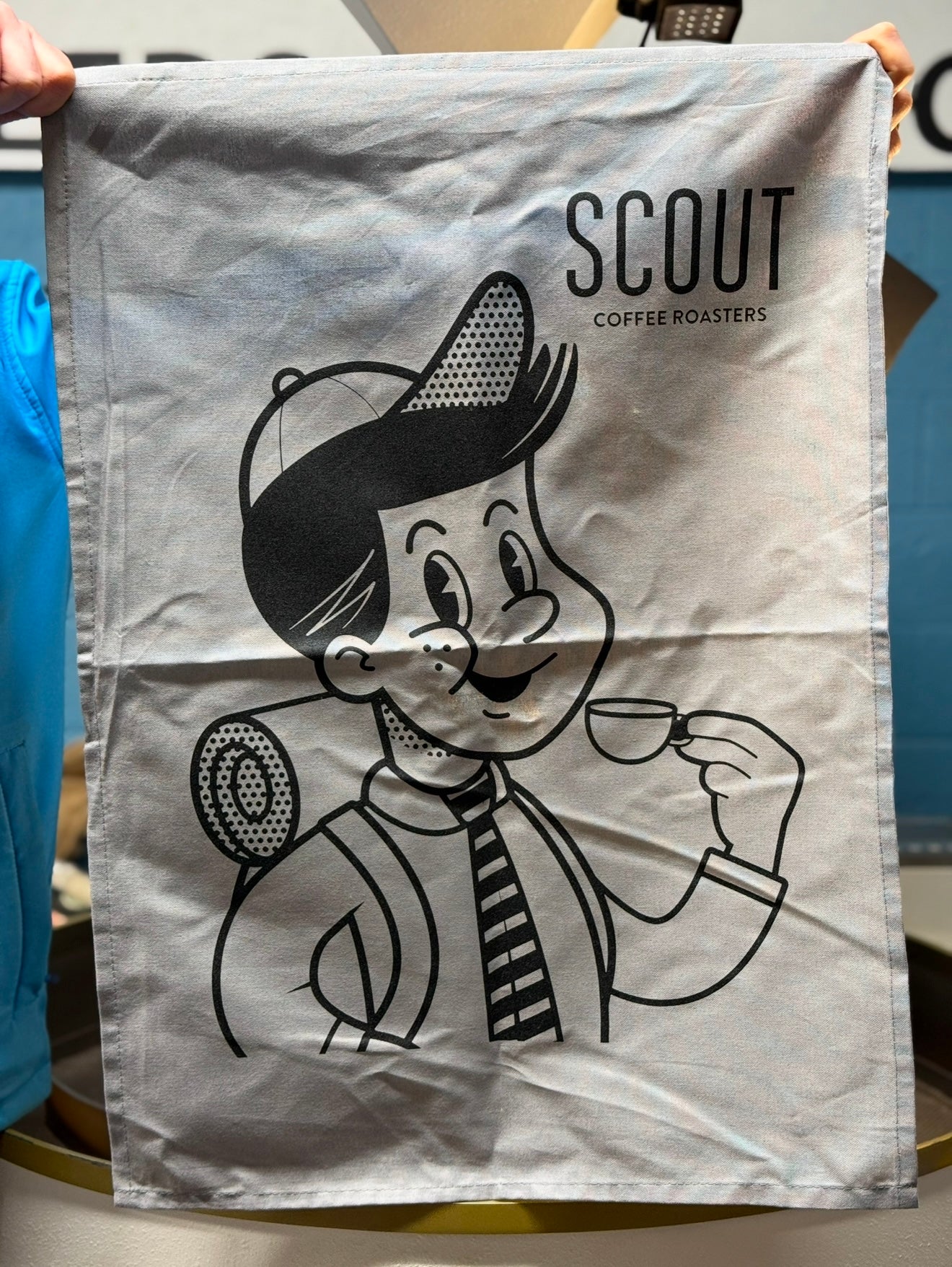Screen Printed Scout Tea Towel