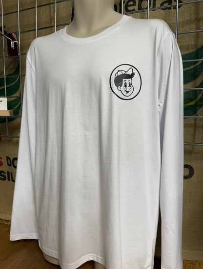 Good Deeds Long Sleeves - White Long Sleeve Tee