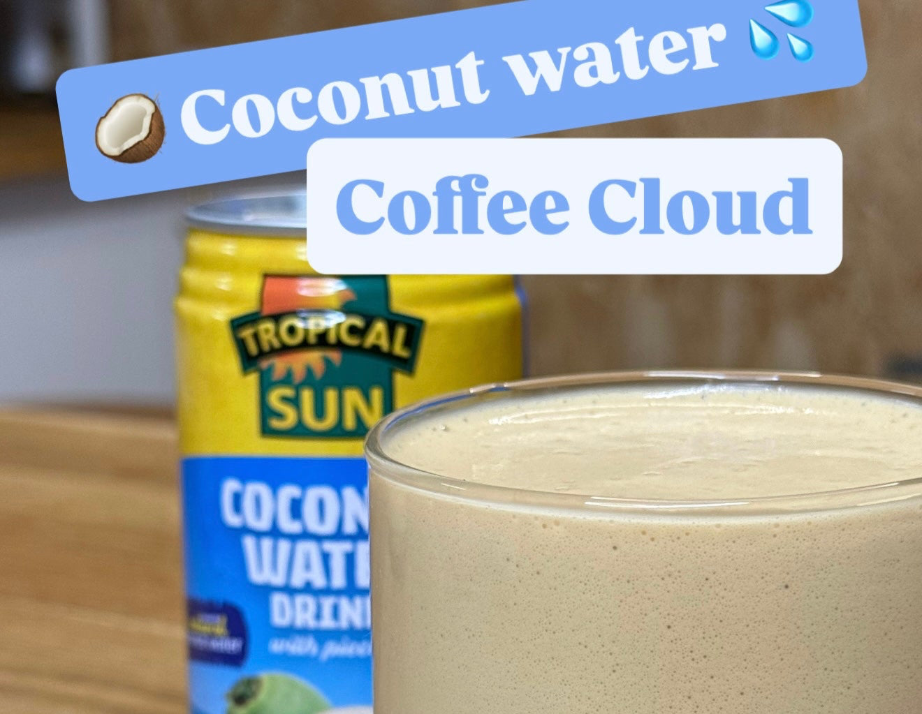 Load video: How to make Coconut Water Coffee Cloud