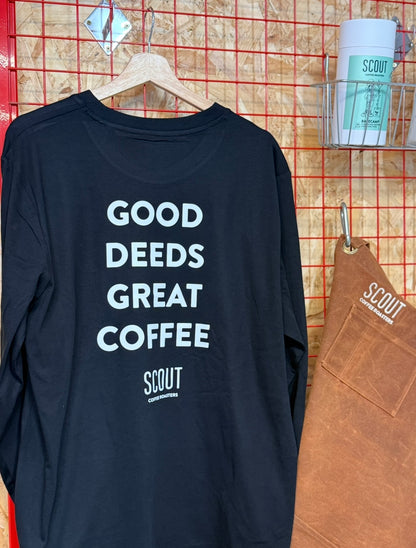 Good Deeds Long Sleeves - Inverted Long Sleeve Tee