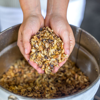 HUSKEE CUP & LID NATURAL - 12OZ/36CL (4 PACK)