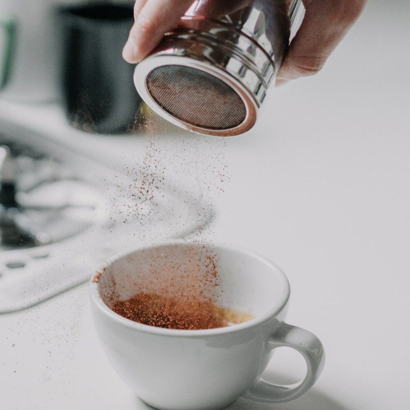 RHINO STAINLESS STEEL COARSE COCOA SHAKER