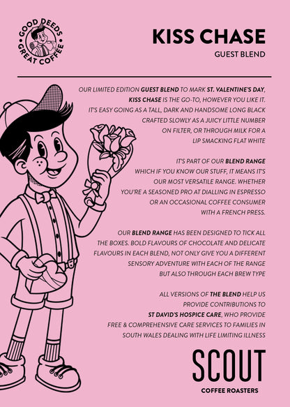 Kiss Chase Espresso Blend | Cacao • Almond • Strawberry • Maple