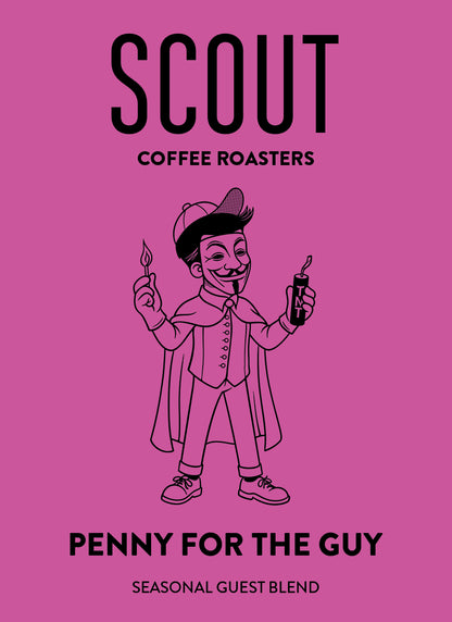 PENNY FOR THE GUY | Seasonal Guest Blend - Dark Cocoa • Amaretto • Hazelnut • Rum & Raisin