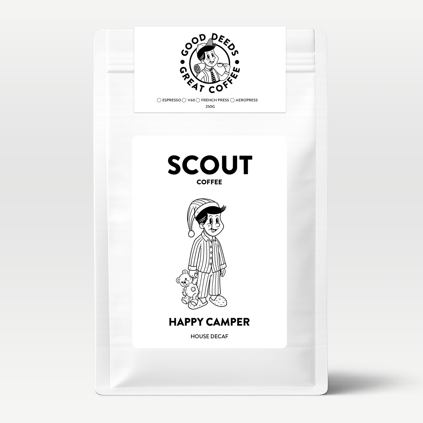 Happy Camper House Decaf | Chocolate • Brown Sugar • Citrus