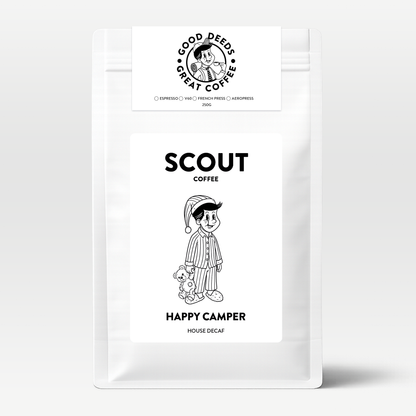 Happy Camper House Decaf | Chocolate • Brown Sugar • Citrus
