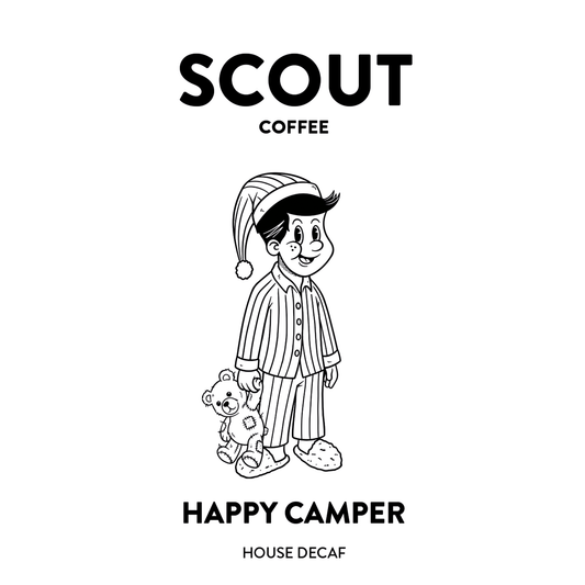 Happy Camper House Decaf | Chocolate • Brown Sugar • Citrus