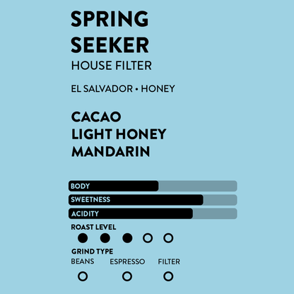 Spring Seeker | Cacao • Light Honey • Mandarin