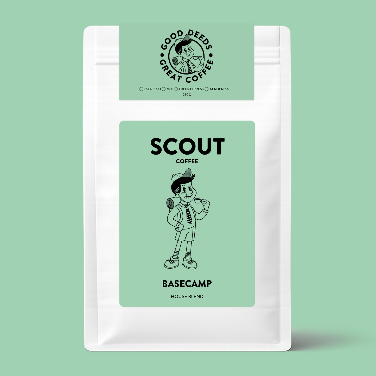 Basecamp Espresso | House Blend • Dark Chocolate • Almond • Mandarin
