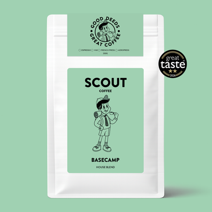 Basecamp Espresso | House Blend • Dark Chocolate • Almond • Mandarin