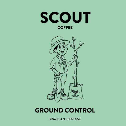 Ground Control Espresso | Single Origin  Brazil • Dark Chocolate • Smooth Caramel • Almond
