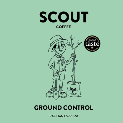 Ground Control Espresso | Single Origin  Brazil • Dark Chocolate • Smooth Caramel • Almond